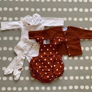 Jacadi Baby Deer Set